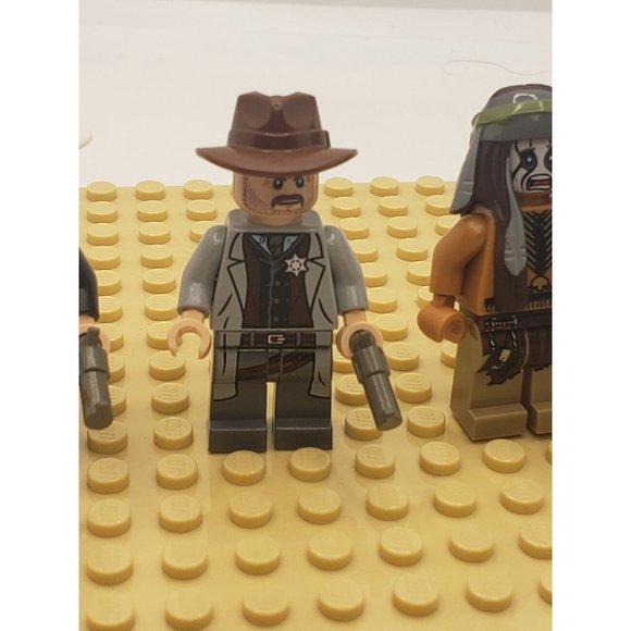 Lego Minifigure Lone Ranger Tonto Cowboy Sheriff Weapon Accessories C0498 - Picture 11 of 12